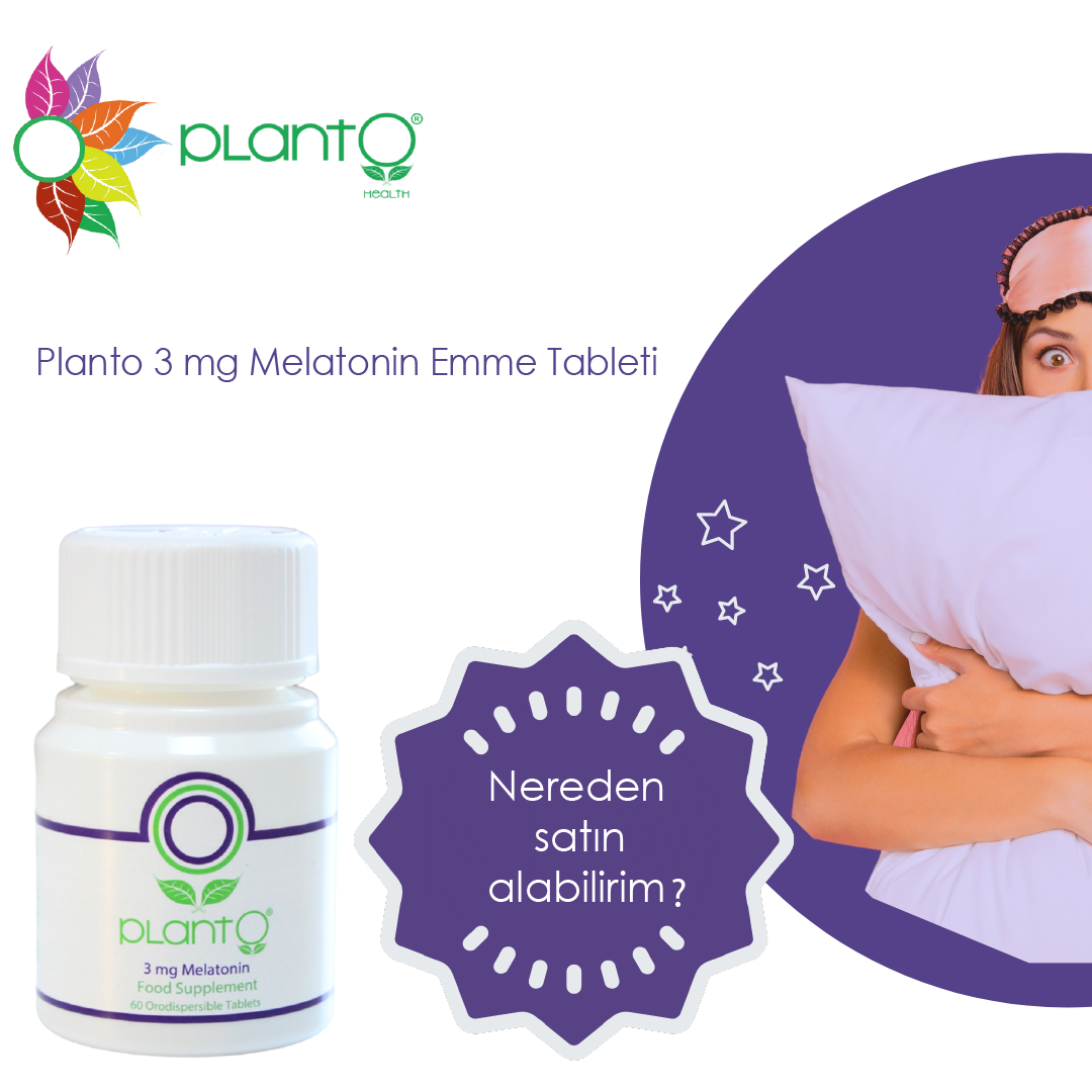 Planto 3 mg Melatonin Emme Tableti'ni Nereden Satın Alabilirim?