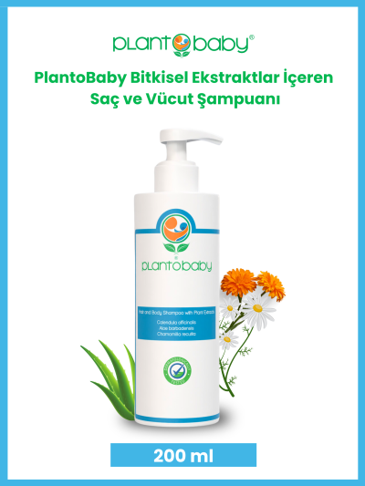 Planto Baby Bitkisel Ekstraktlar İçeren Saç ve Vücut Şampuanı